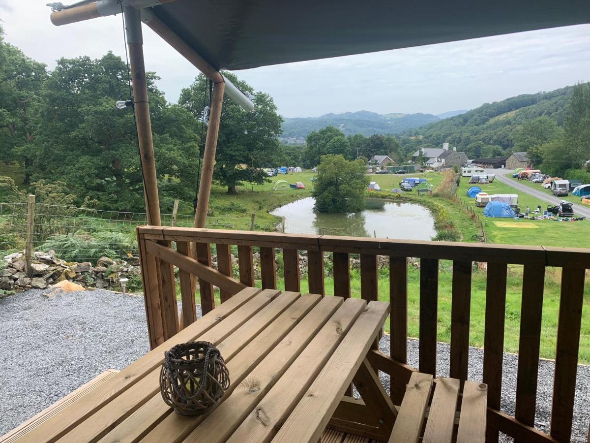 Mountain View Safari Tent With Hot Tub In The Heart Of Snowdonia Dolgellau Exterior foto