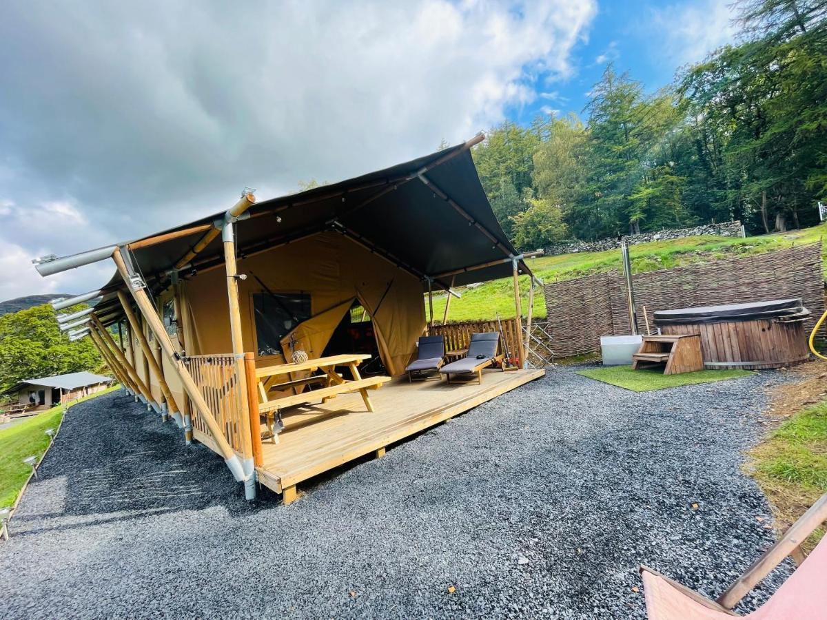 Mountain View Safari Tent With Hot Tub In The Heart Of Snowdonia Dolgellau Exterior foto